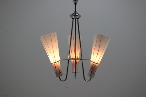 Chrome Pendant Lamp, 1960s-TZ-582535