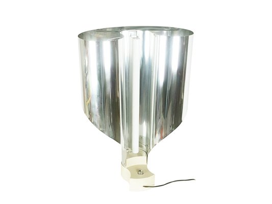 Chrome Plated and Painted Metal Spinnaker Table Lamp by C. Corsini, G. Wiskemann for Stilnovo, 1968-RD-1820789