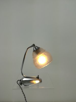 Chrome-Plated Bedside Lamp, 1960s-KDB-1291163