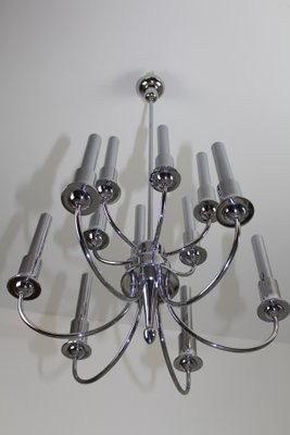 Chrome-Plated Chandelier, 1920s-ZWH-746472