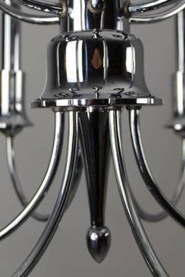 Chrome-Plated Chandelier, 1920s-ZWH-746472