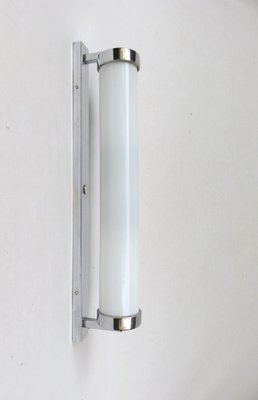 Chrome-Plated Glass Wall Lamp from Napako, Czech Republic, 1930s-EY-1721073