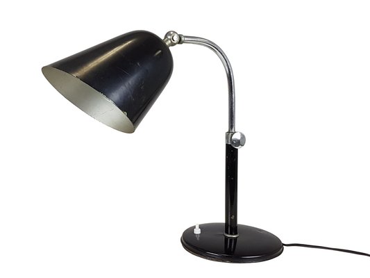 Chrome Plated Metal Rationalist Table Lamp by Ignazio Gardella-RD-1735182