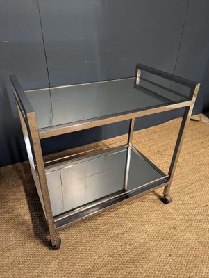 Chrome-Plated Serving Trolley, 1970s-HLV-1757738