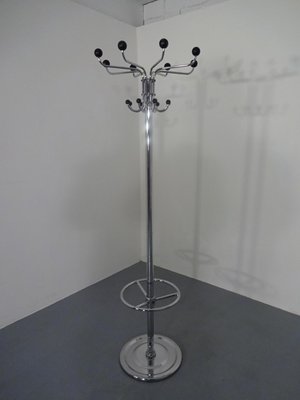 Chrome Plated Steel Tubular Coat Rack, 1940s-RDW-562634