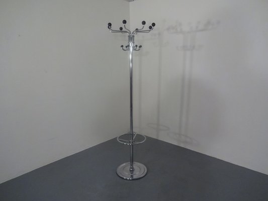 Chrome Plated Steel Tubular Coat Rack, 1940s-RDW-562634