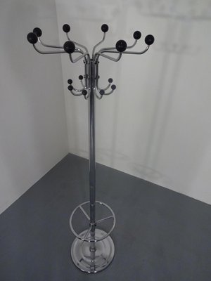 Chrome Plated Steel Tubular Coat Rack, 1940s-RDW-562634