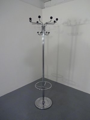 Chrome Plated Steel Tubular Coat Rack, 1940s-RDW-562634