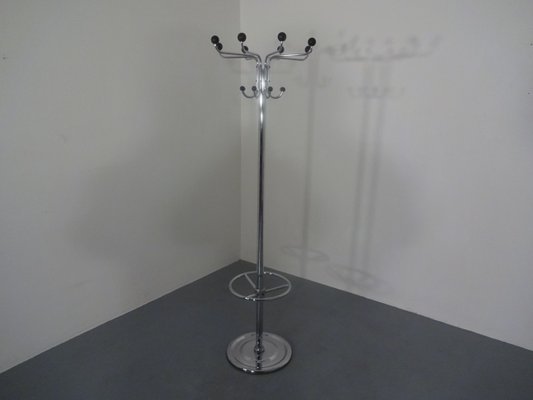 Chrome Plated Steel Tubular Coat Rack, 1940s-RDW-562634