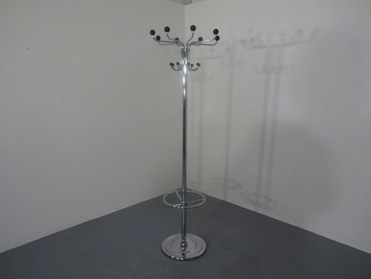 Chrome Plated Steel Tubular Coat Rack, 1940s-RDW-562634