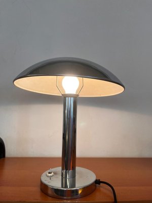 Chrome-Plated Table Lamp attributed to Josef Hurka for Napako, 1940s-SEI-1718305