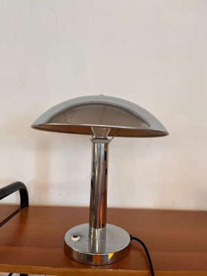 Chrome-Plated Table Lamp attributed to Josef Hurka for Napako, 1940s-SEI-1718305