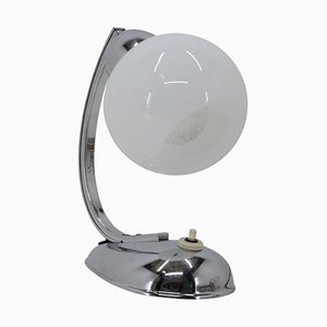 Chrome Plated Table Lamp, Czechoslovakia, 1950s-TZ-978875