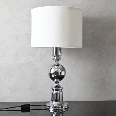 Chrome Plated Table Lamp from Hustadt Leuchten, 1970s-IXK-1343730