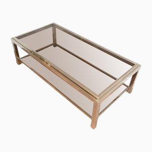 Chrome Rectangular Coffee Table-BA-1365820