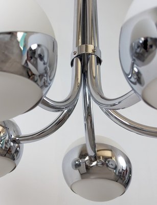 Chrome Space Chandelier from Stilnovo, 1960s-JJT-1691368