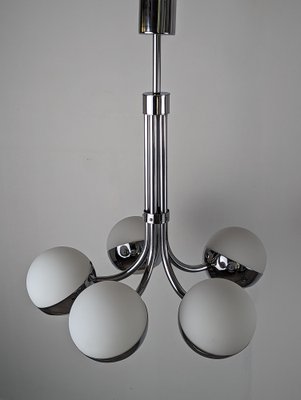 Chrome Space Chandelier from Stilnovo, 1960s-JJT-1691368