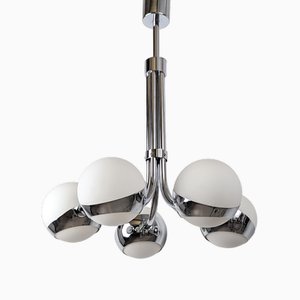 Chrome Space Chandelier from Stilnovo, 1960s-JJT-1691368