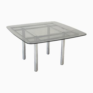 Chrome Tubular Dining Table, 1970s-XLH-1814047