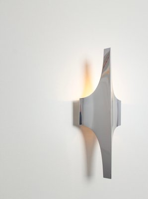 Chrome Wall Sconce attributed to Doria, Germany, 1970s-UGR-1747983