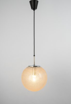 Chrome with Glass Ball Pendant from Limburg, Germany, 1970s-UGR-1367643