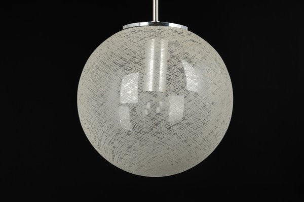 Chrome with Glass Ball Pendant from Limburg, Germany, 1970s-UGR-1367643