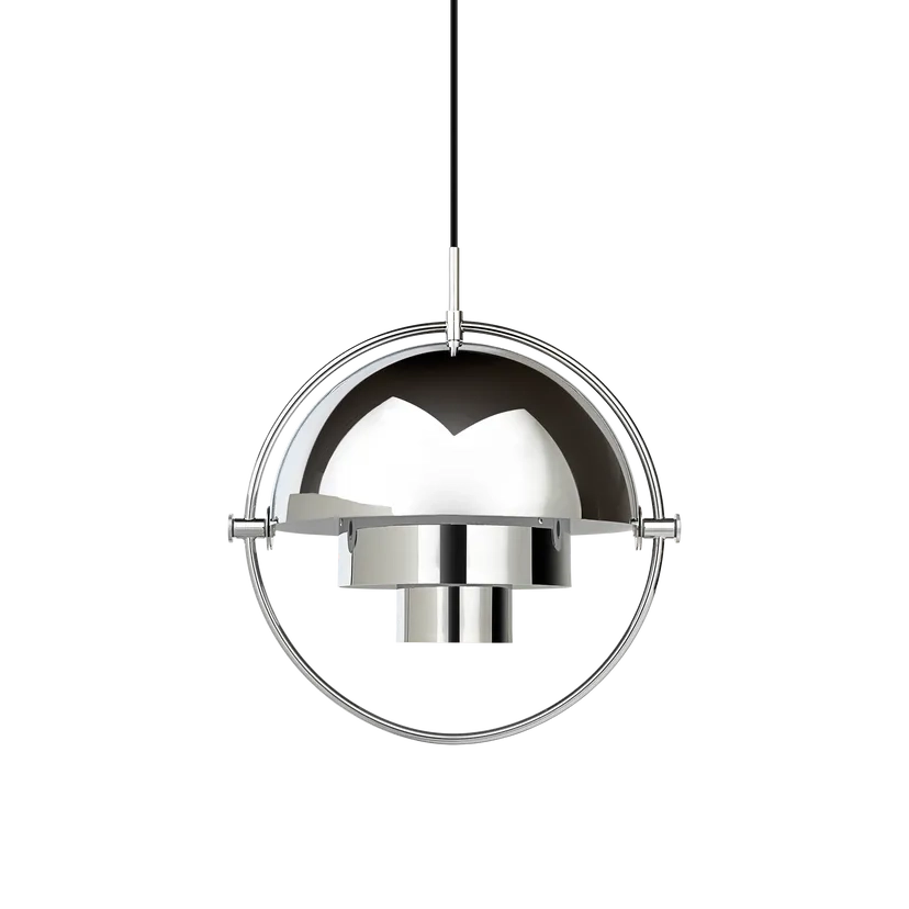 Multi-Lite Pendant Lamp by Gubi #Large/Chrome/Chrome