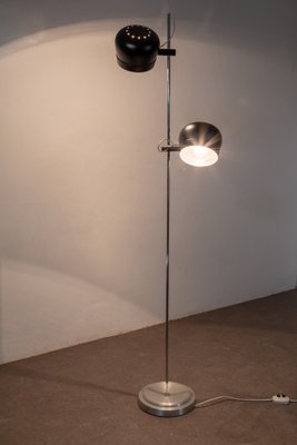 Chromed and Enamelled Steel Floor Lamp from Lumi, Italy, 1960s-LMR-1367074