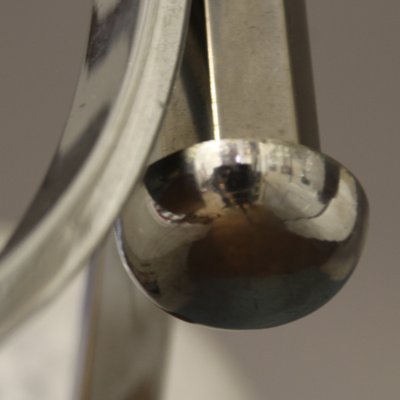 Chromed Ceiling Light, France, 1940s-SY-1124657