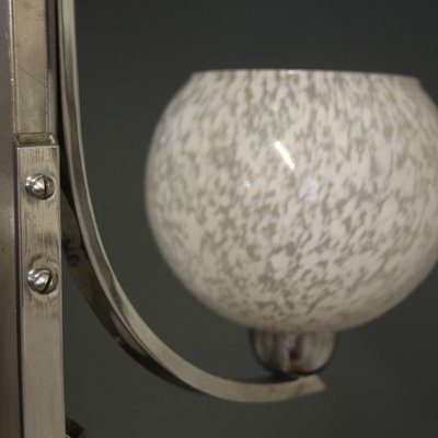 Chromed Ceiling Light, France, 1940s-SY-1124657