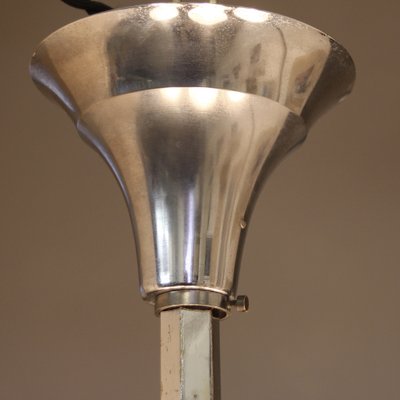 Chromed Ceiling Light, France, 1940s-SY-1124657