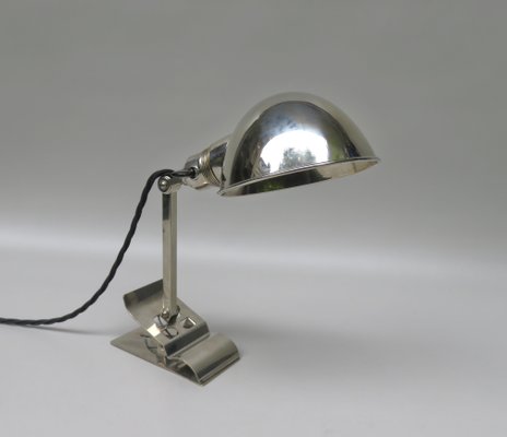 Chromed Clamping Lamp from Hala, 1930s-EY-1074317