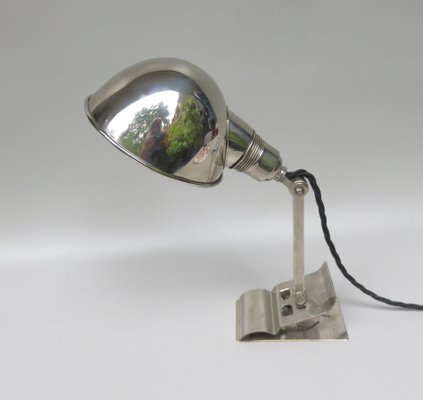 Chromed Clamping Lamp from Hala, 1930s-EY-1074317