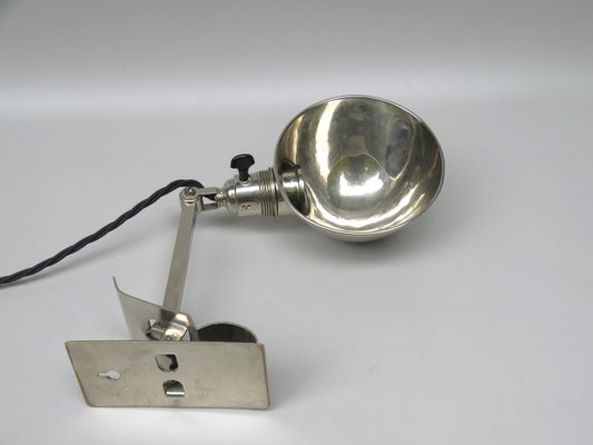 Chromed Clamping Lamp from Hala, 1930s-EY-1074317