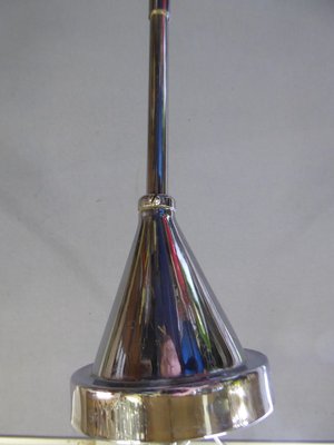 Chromed Conical Ceiling Lamp by Peter Behrens for Siemens, 1919-AWL-768009