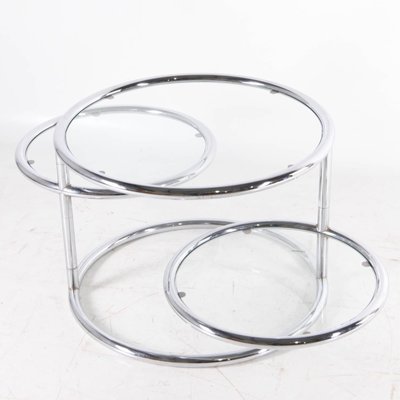 Chromed Glass Coffee Table-DSC-2020483