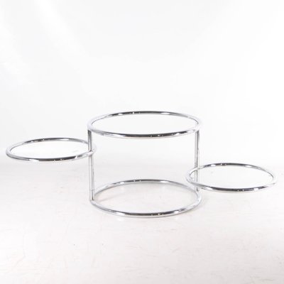 Chromed Glass Coffee Table-DSC-2020483