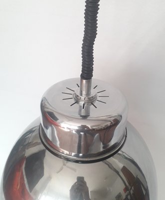 Chromed Hanging Pendant Lamp, 1970s-XUQ-1440995