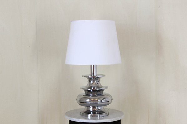 Chromed Iron Table Lamp, 1950s-TOI-838207