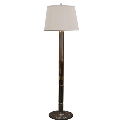 Chromed Italian Floor Lamp, Italy, 1970s-UZ-997446