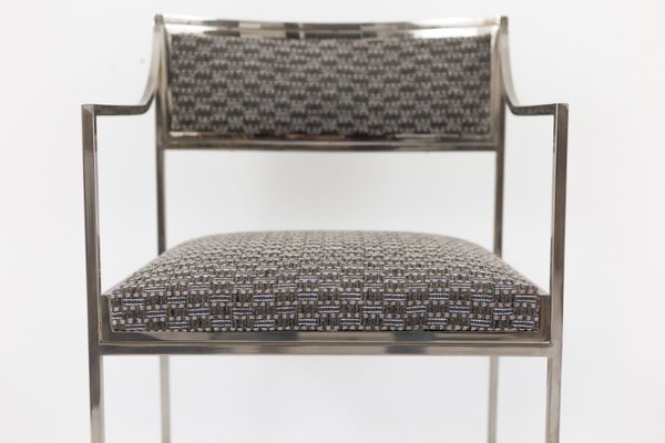 Chromed Metal Armchairs, 1970s, Set of 2-CEJ-579252