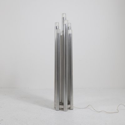 Chromed Metal Floor Lamp, 1970s-SXX-1762684