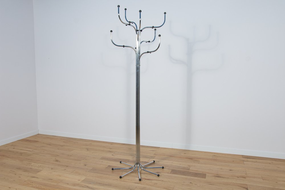 Chromed Steel Coat Rack by Sidse Werner for Fritz Hansen, 1970s