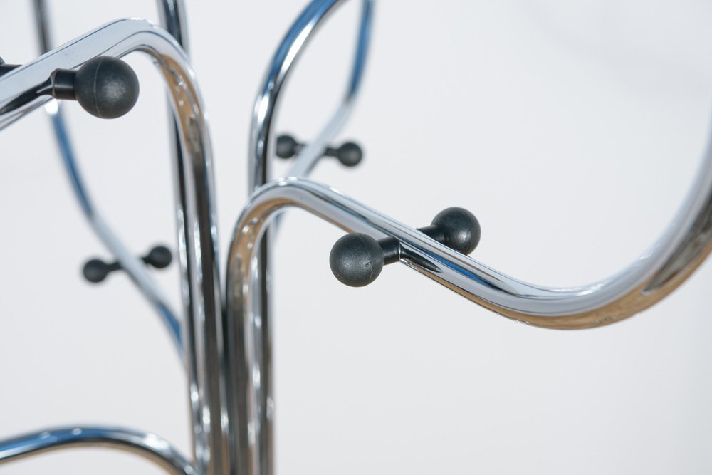 Chromed Steel Coat Rack by Sidse Werner for Fritz Hansen, 1970s