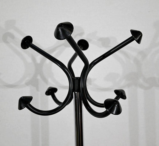 Chromed Swivel Coat Rack in Metal, 1960