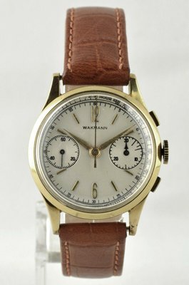 Chronograph Watch from Wakmann, Switzerland, 1950s-LOB-692446