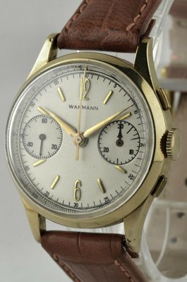 Chronograph Watch from Wakmann, Switzerland, 1950s-LOB-692446