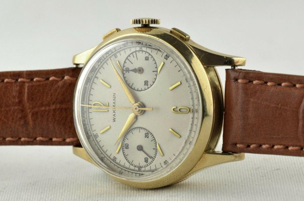 Chronograph Watch from Wakmann, Switzerland, 1950s-LOB-692446