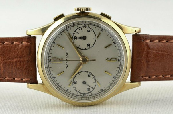 Chronograph Watch from Wakmann, Switzerland, 1950s-LOB-692446