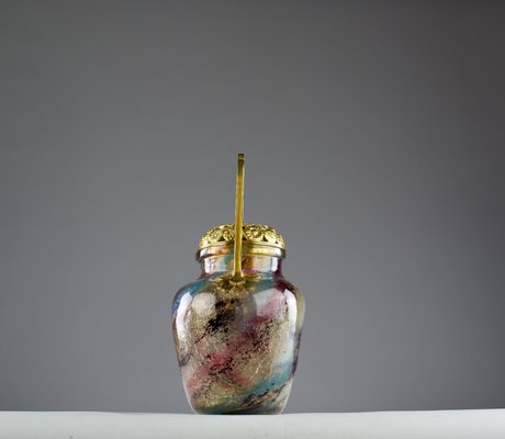 Chrysanthemums Pot-Pourri Vase by Ernest Leveille & Eugène Rousseau, 1800s-KEM-2033441